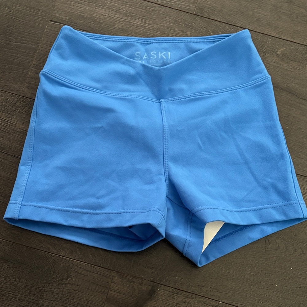Saski Women's Blue Athletic Shorts